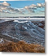 Stormy Beach Metal Print