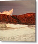 Stormy Day At Tateiwa View From The West Metal Print