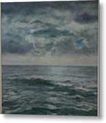 Stormy Sea Metal Print