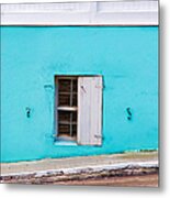 Street Level Window In Nassau Metal Print