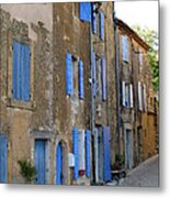 Street Scene In Provence Metal Print