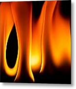 Study Of Flames Ii Metal Print