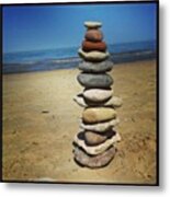 Stupa Metal Print