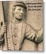 Submit Yourselves Then To God - Resist The Devil And He Will Flee From You - James 4.7 Metal Print
