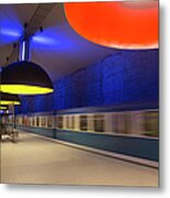 Subway Station Metal Print