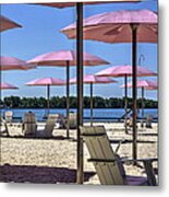 Sugar Beach Summer Metal Print