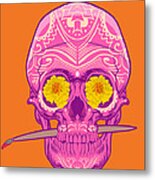 Sugar Skull 2 Metal Print