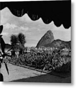 Sugarloaf Mountain Seen From The Patio At Carlos Metal Print