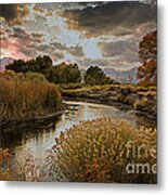 Summer Sets On The Gunnison River Metal Print