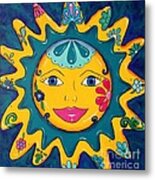 Sun Metal Print