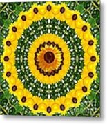 Sunflower Centerpiece Metal Print
