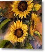 Sunflowers For Cyndi Metal Print