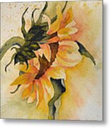 Sunny Flower Metal Print