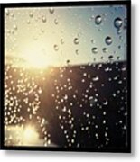 Sunny Rain ☔ Metal Print