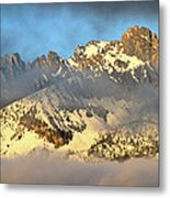 Sunrise On Thompson Peak Metal Print