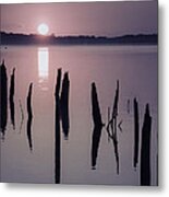 Sunrise Over Manasquan Reservoir Iv Metal Print