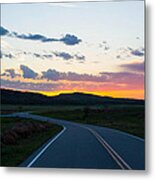 Sunrise Over The Wichitas Metal Print