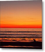 Sunset At Cable Beach Metal Print