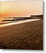 Sunset At Isle Of Wight, England Metal Print