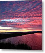 Sunset At North Pool Metal Print