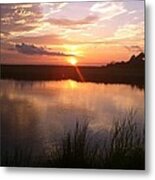 Sunset Cajun Style Metal Print