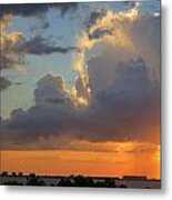 Sunset Shower Sarasota Metal Print