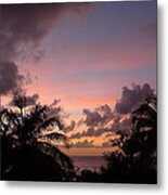 Sunset From Terrace 3 St. Lucia Metal Print