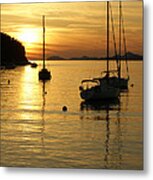 Sunset In Cavtat Metal Print