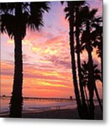 Sunset In San Clemente Metal Print