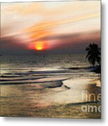 Sunset Magic In Florida Usa Metal Print