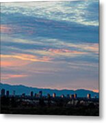 Sunset On Central Metal Print