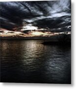 Sunset On Lake Poygan 3 Metal Print
