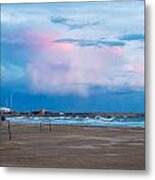 Sunset On Mediterranean Sea Spain Metal Print