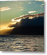 Sunset Over Lanai Metal Print