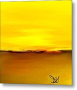 Sunset Over Landscape  #2 Metal Print