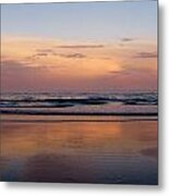 Sunset Over Long Sands Beach Ii Metal Print
