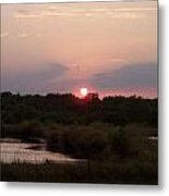 Sunset Over Paradise Point Metal Print