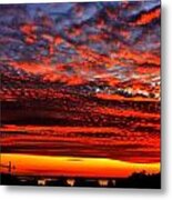 Sunset Over Queen Anne Metal Print