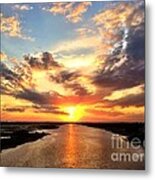 Sunset Over The Icw Metal Print