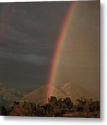 Sunset Rainbow Left Metal Print