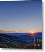 Sunset Romney West Virginia Mountains Metal Print