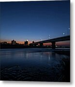 Sunset View On The Other Side Of Tama Metal Print