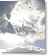 Sunshine Through The Clouds Metal Print