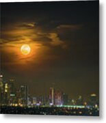 Super Blue Bloody Moon Metal Print