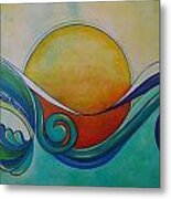 Surf Sun Spirit Metal Print