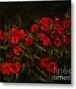Symphony In Coquelicot Metal Print