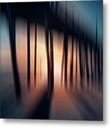 Symphony Of Shadow - A Tranquil Moments Landscape Metal Print