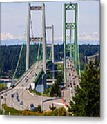 Tacoma Narrows Bridge Metal Print