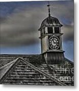 Talgarth Town Hall Clock Metal Print