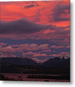 Ten Mile Range At Sunset Metal Print